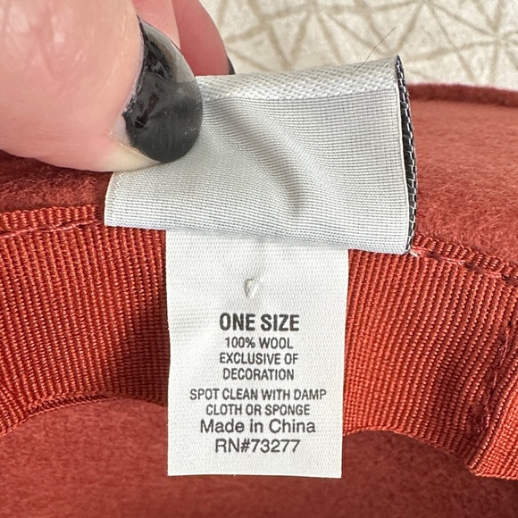 NWOT Sonoma Rust Women's Hat - Picture 3 of 6